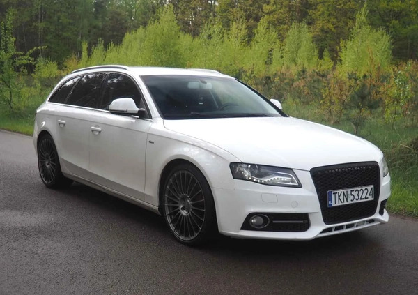 Audi A4 cena 32900 przebieg: 189830, rok produkcji 2009 z Leśna małe 742